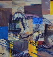 Affe, 2012, ca. 94 x 90, Mischtechnik auf Papier