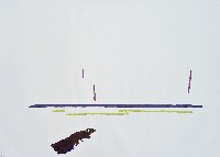 Landschaft VI, 2017, ca 50 x 70, Acryl auf Papier