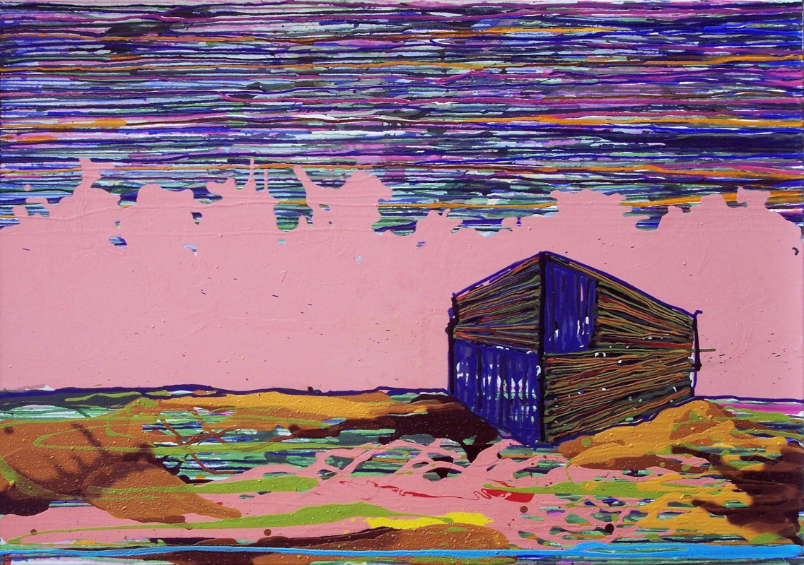 picture 09_Huette_2018_Acryl_Nessel_70_100.jpg